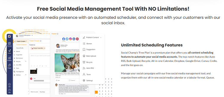 Content Composer & Social Media Scheduling