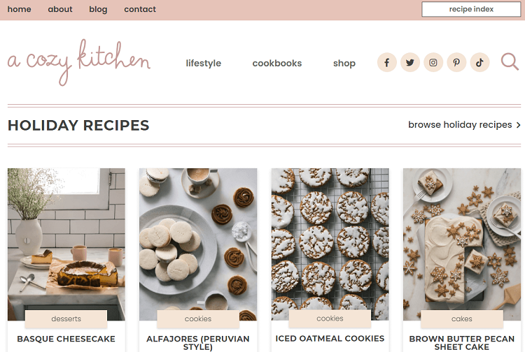 Created by Adrianna, A Cozy Kitchen is a blog where she shares recipes, cooking tips, and lifestyle articles. Many recipes are inspired by her Latin-American background as her mom is Peruvian and her dad is Colombian.