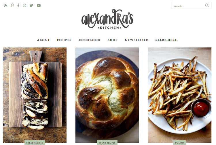 The blog features over 900 recipes and has a “getting started guide” to help users navigate through them.