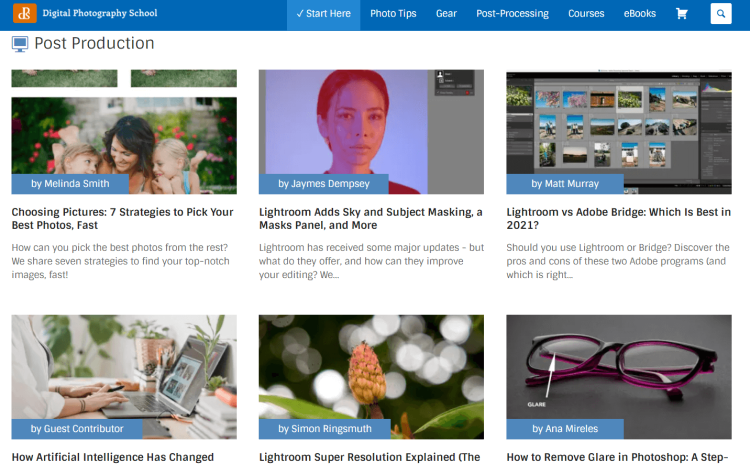 Digital Photography School - Best Online Resources for Photography