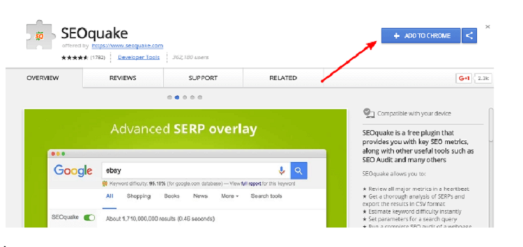 SEOquake For For Google Chrome