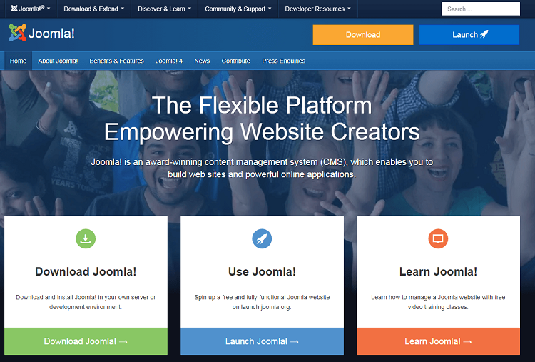 Joomla is another CMS alternative to WordPress. But, this site has a little bit of a learning curve for beginners.