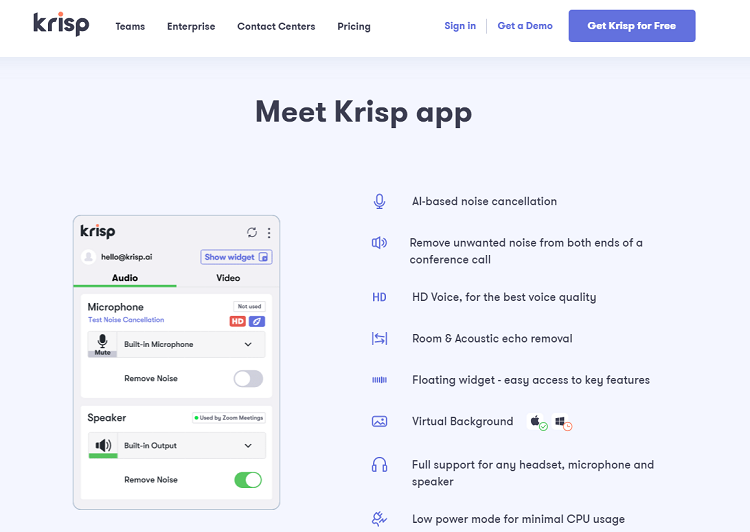 Krisp - Best Business Phone Solution