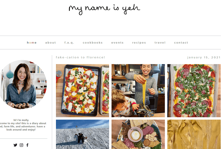 If you love a variety of tastes, this is a blog to follow! My Name Is Yeh features a variety of food like cakes, sweets, savories, and even drinks too.