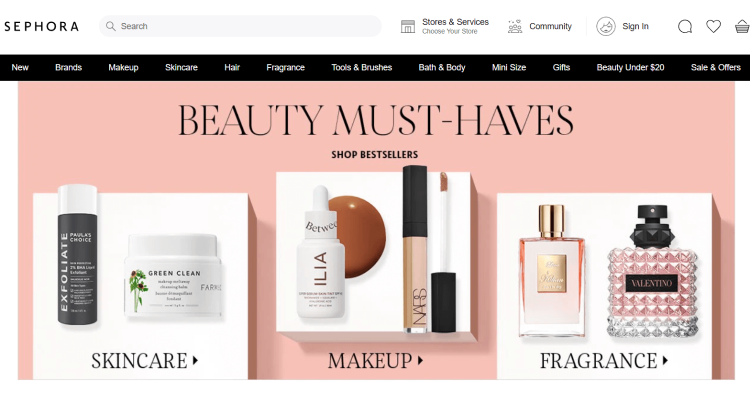 Sephora Best Beauty Product Blog's page