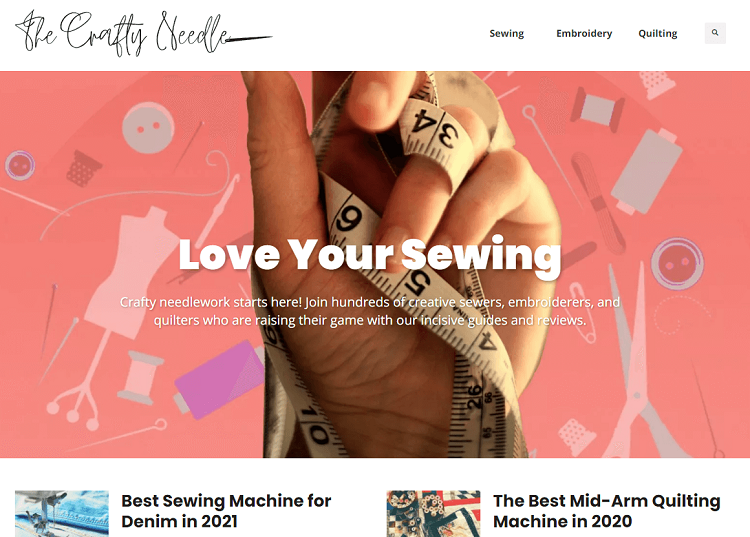If you’re into arts and crafts, you may have already heard about one of the most popular sewing blogs, The Crafty Needle.