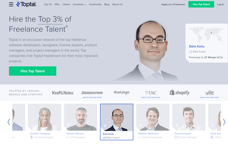 Toptal – Highest-Paid Freelance Website