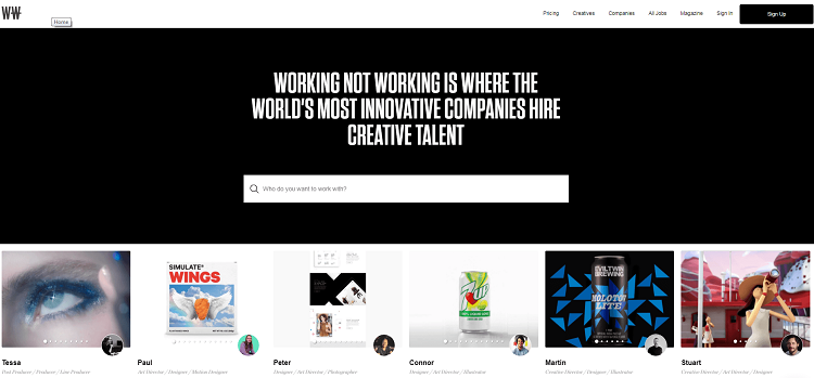 Working Not Working – Best Freelance Design And Developer Jobs Website