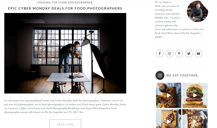 Best Camera For Food Photography - We Eat Together