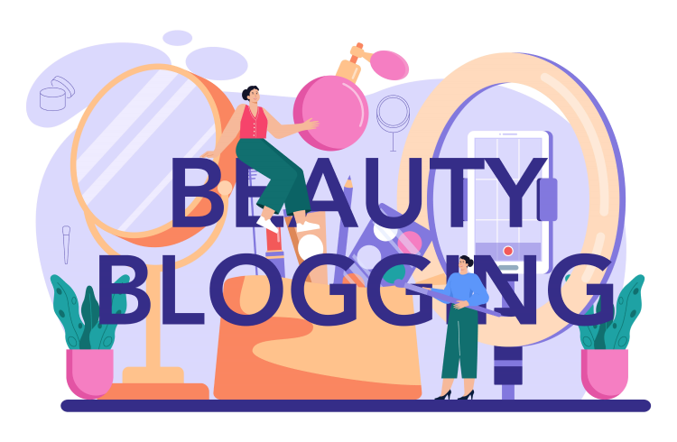 beauty blogging concept