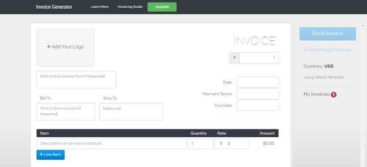 Free invoice generator tool for nonprofits