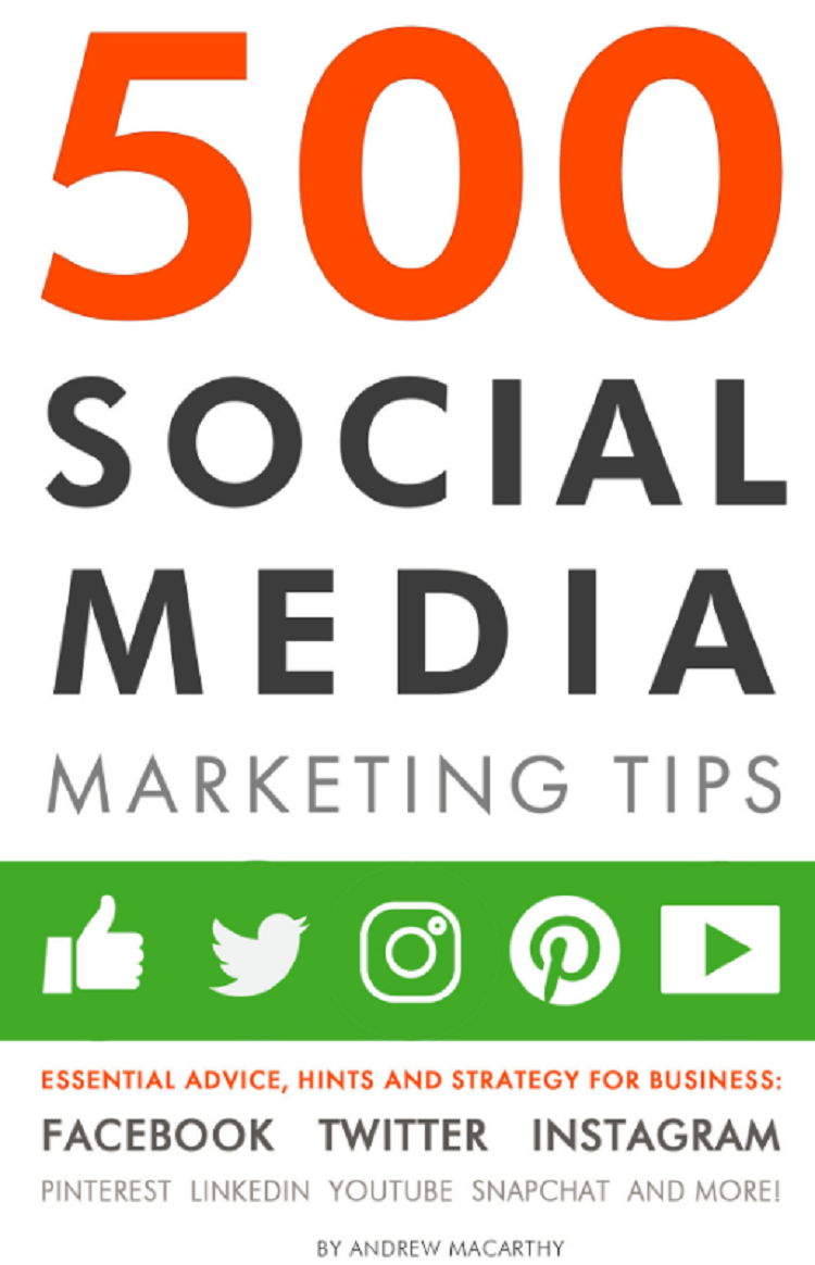 500 Social Media Marketing Tips by Andrew Macarthy – Best Book for Social Media Success