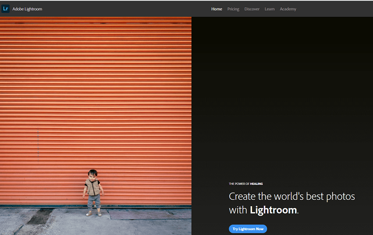 This is Adobe Lightroom photo editing software.