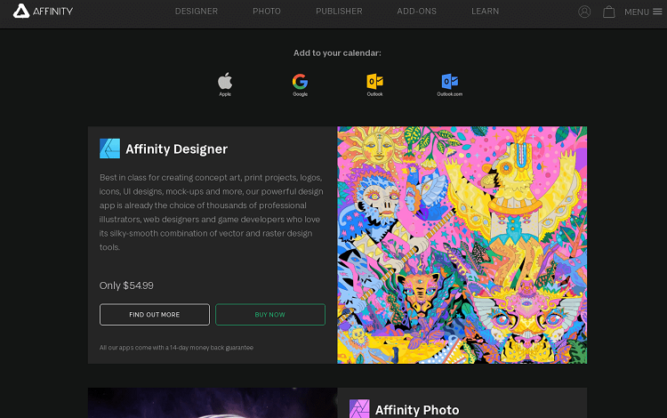 This is Affinity Designer graphic design software.
