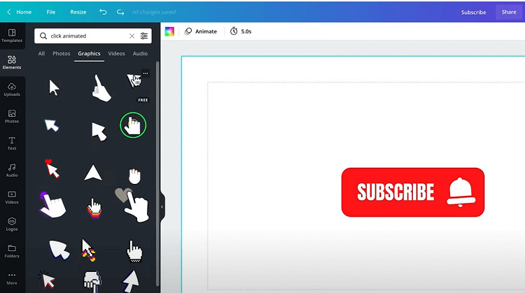 If you want to make your YouTube videos look even fancier, you might want to use an animated subscribe button within the video.