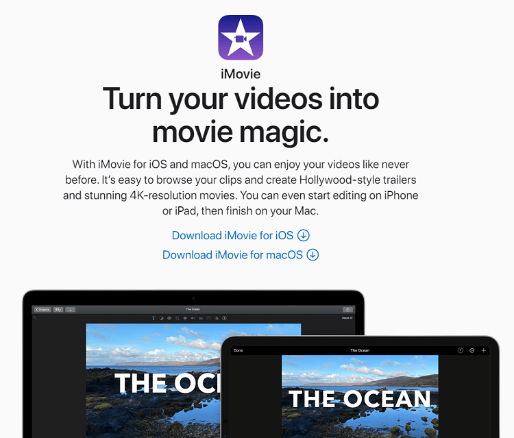 older version imovie