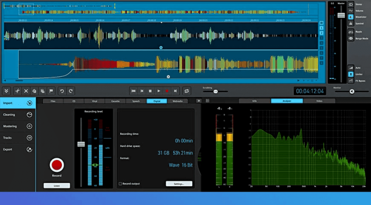 Audio Editing Software. MAGIX SOUND FORGE