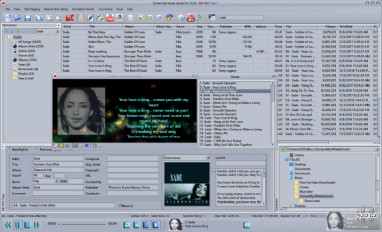 zortam mp3 media studio 23.20