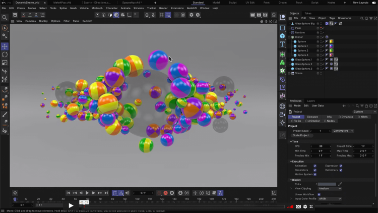 Best 3D Printing Software for 3D Printing, Cinema 4D user interface.
