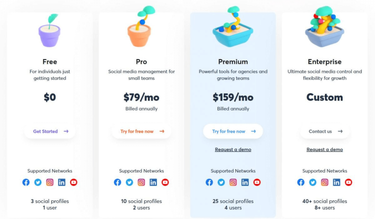 Best Social Media Management Tool for Teams, Agorapulse and its pricing plans.