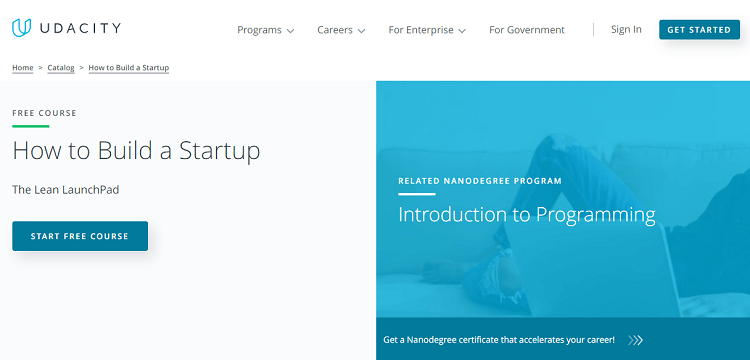 How to Build a Startup – Udacity Best of the Startup Free Entrepreneurship Courses