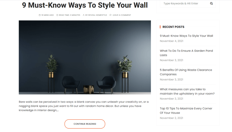 Home Improvement and Home Decor Blog, Reveal Homestyle page featuring post about 9 musknow ways to style your wall.