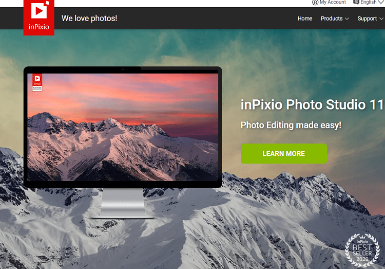 This is InPixio photo editing software.