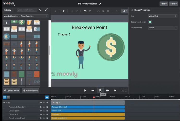 This is Moovly whiteboard animation software.