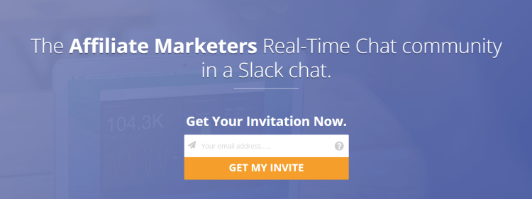 Marketers Chat on Slack page, one of the best online marketing communities.