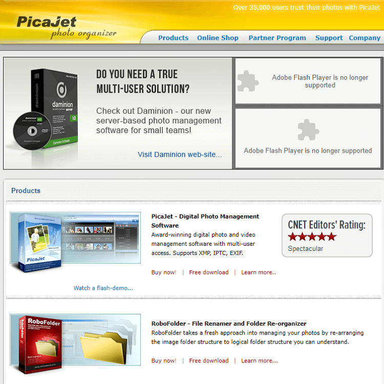 PicaJet Photo Organizer - Download