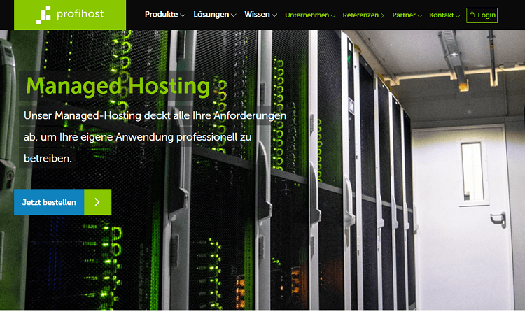 This is Profi Host hosting provider in Germany.