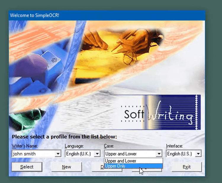 This is Simple OCR software editor.