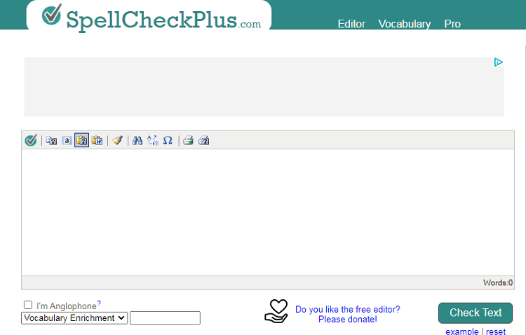 This is Spell Check Plus grammar checker tool.