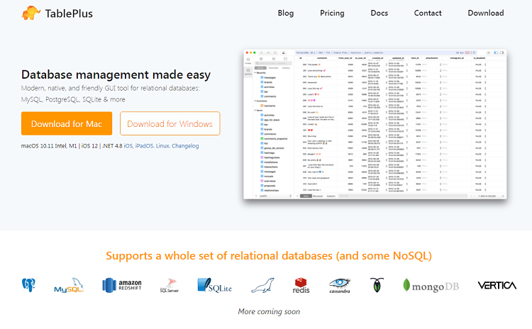 best database software for collection