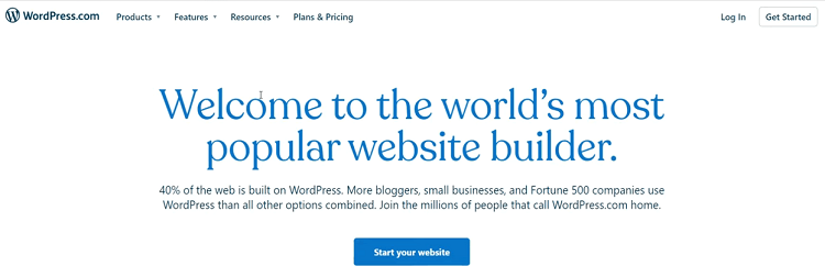 WordPress.com – Best Website Design for Blogging