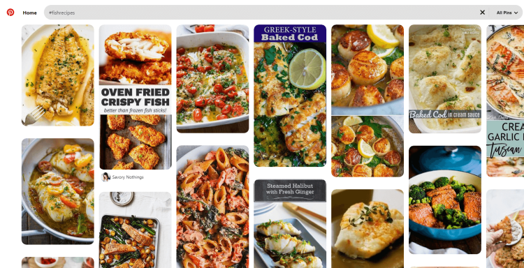 Pinterest hashtags, Pinterest search results for #fishrecipes.