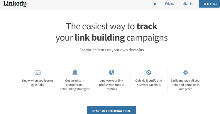 Linkody was created by Francois Mommens, who previously worked for France's very own search engine by France Telecom. Mommens was part of the original team who worked to compete against Google, and from here learned a lot about search, and how links were important.