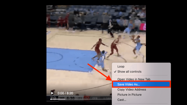 How to save a video from facebook guide, playing the video.
