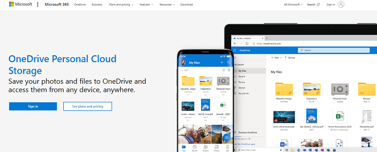 Microsoft OneDrive is a reliable solution to upload and store files online.