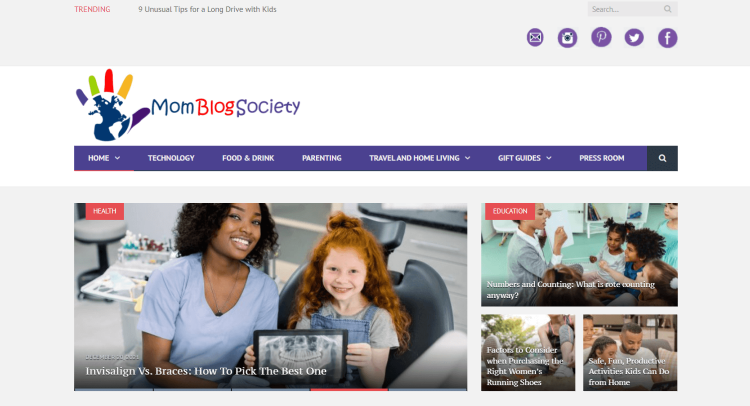 Mommy blog, Mom blog society.