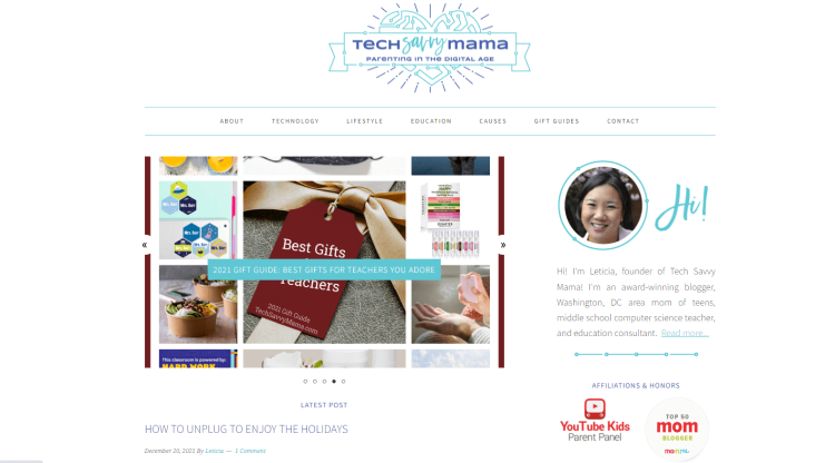 Mommy blog, TechSavvy mom.