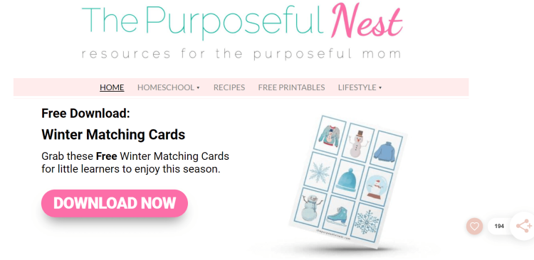 Mommy blog, The purposeful nest.