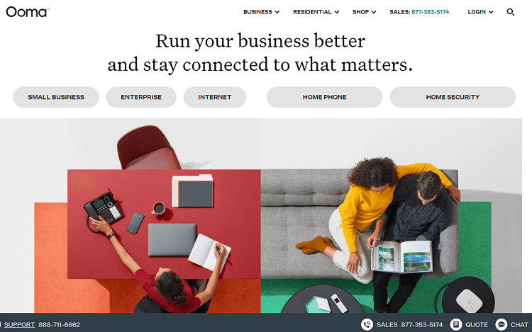 Ooma – The Best Small Business and Freelance Phone Service Provider