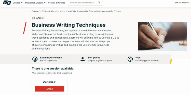Online Writing Course, Business Writing Techniques.