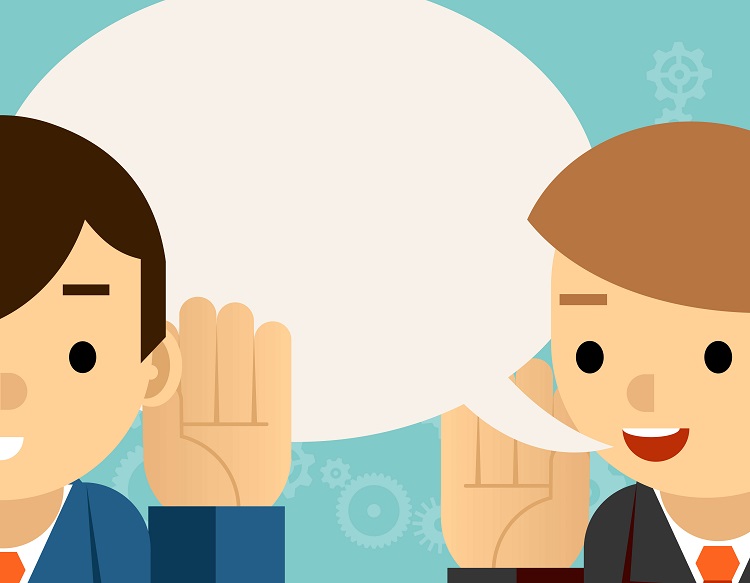 Two men talk about Word of Mouth Marketing vs. Advertising Statistics