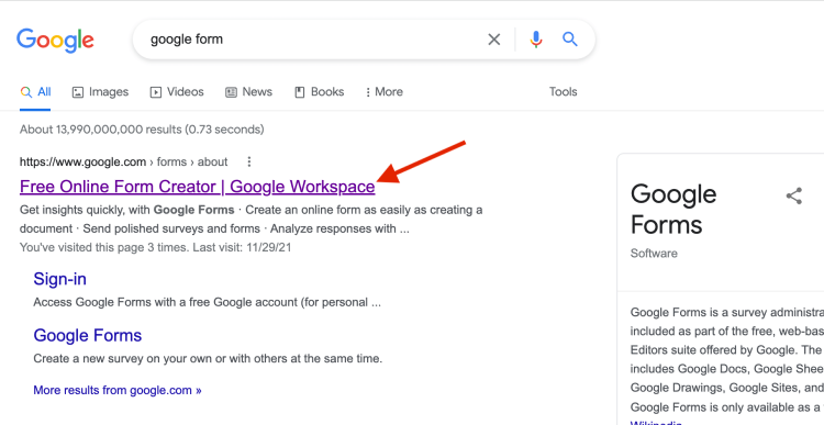 how to find answers on google form, guide, finding dashboard in a browser.
