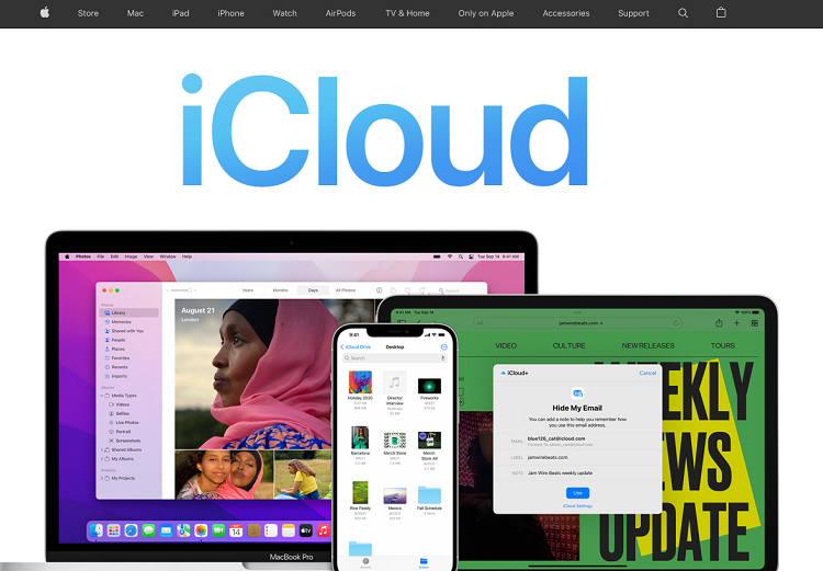 iCloud is free storage that is built into any Apple device.