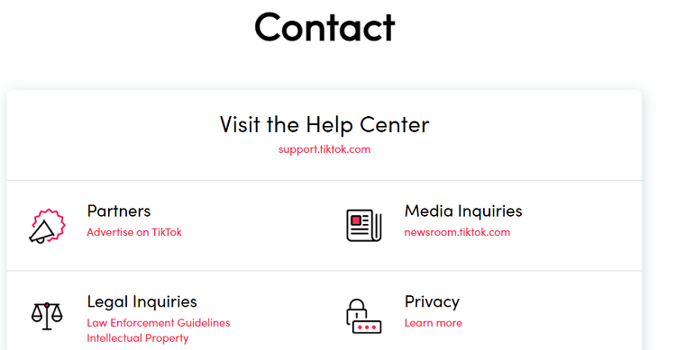 3 Helpful Ways to Contact TikTok