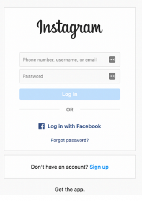 If you use Instagram on your desktop for the first time, you will be required to log in to your Instagram account to access the messaging feature.