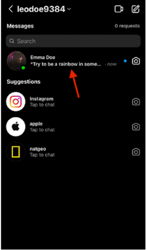 On instagram chat Simple Ways